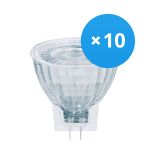 Fordelspakke 10x Ledvance Performance LED spot Reflektor GU4 MR11 2.8W 184lm 36D - 927 ekstra varm hvid | bedste farvegengivelse - dæmpbar - erstatter 20W