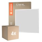 Fordelspakke 4x Ledvance LED panel Kompakt Aluminium Hvid 33W 3630lm - 840 kold hvid | 60x60cm