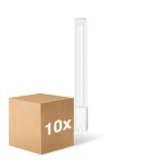 Fordelspakke 10x Ledvance Dulux-L LED 12W - 840 Kold Hvid | 4-Pinde - Erstatter 24W