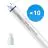 Fordelspakke 10x Philips LED Lysrør T8 MASTER (EM/Mains) High Output 8W 1050lm - 865 dagslys | 60cm - erstatter 18W