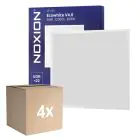 Fordelspakke 4x Noxion LED Panel Ecowhite V4.0 28W 3200lm - 830 Varm Hvid | 60x60cm - Philips driver