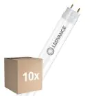 Fordelspakke 10x Ledvance LED Lysrør T8 Superior (EM/Mains) Ultra Efficiency 11.3/14W 1900/2300lm - 830 Varm Hvid | 120cm - Lumen Kontakt - Erstatter 36W
